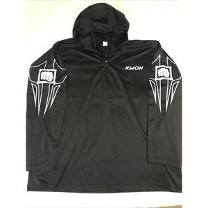 Black KWON Polyester Hoodie Size XL MEN'S Hoodie